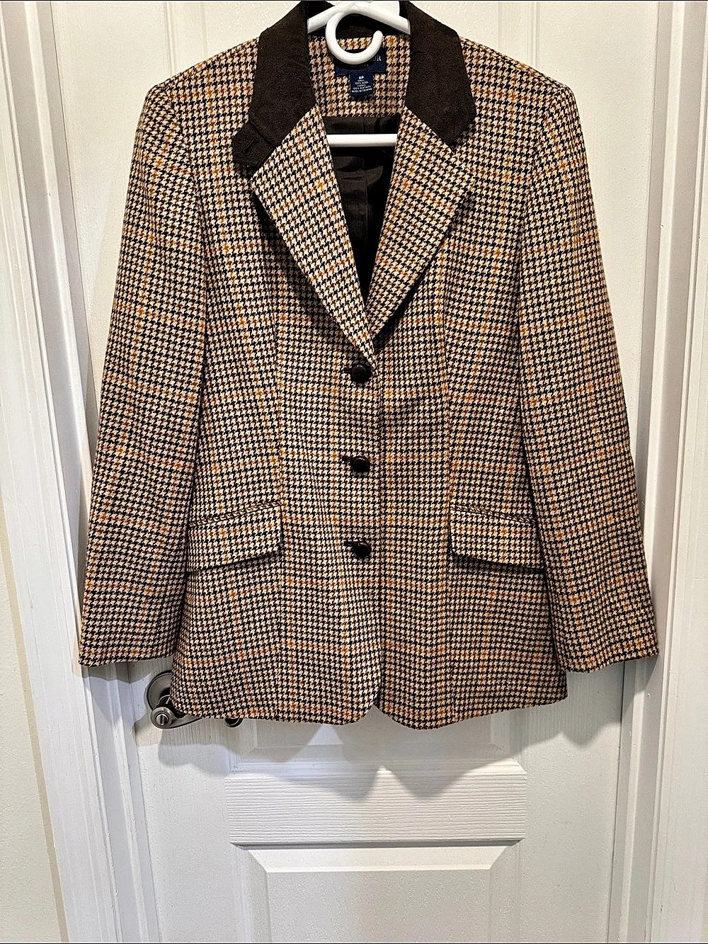 Ann Taylor Houndstooth Wool Blazer Size 8P - never worn